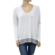 Kimchi Blue Urban Outfitters Floral Embroidered Tunic Top M