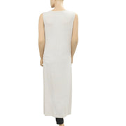 April Cornell Striped Printed Coverup Maxi Top O/S