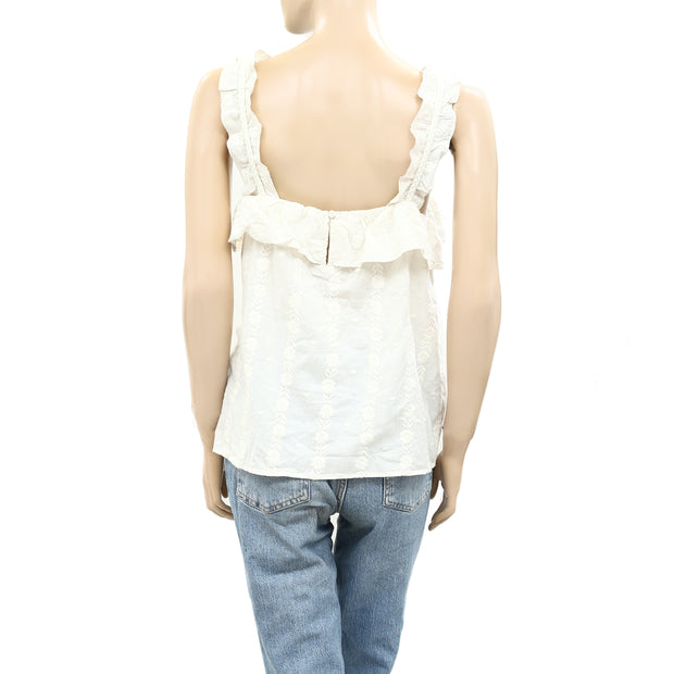 Sezane Paris Hermine Blouse Top