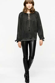 Zadig & Voltaire Theresa Lace Blouse Top XS