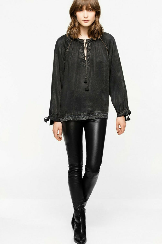 Zadig &amp; Voltaire Theresa 蕾丝衬衫上衣 XS