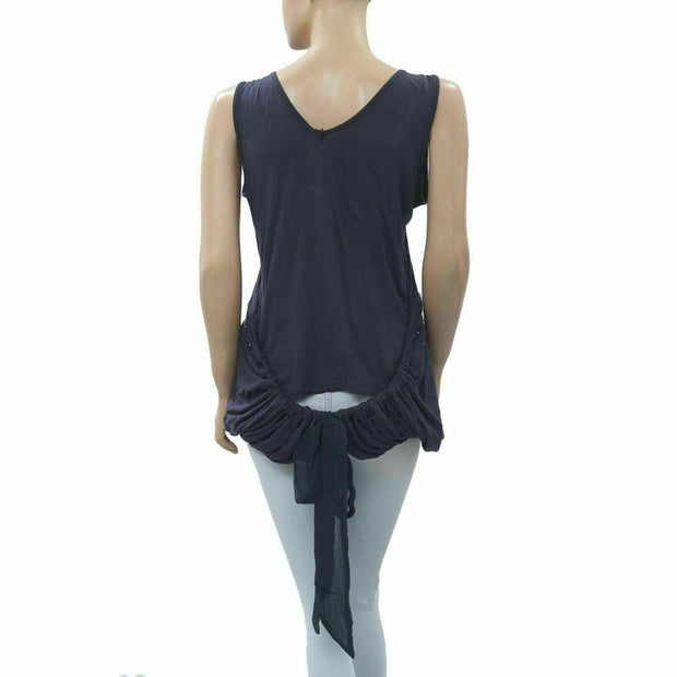 Free People Beaded Embellished Tank Blouse Top S