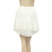 IRO Pabey Near White Mini Skirt