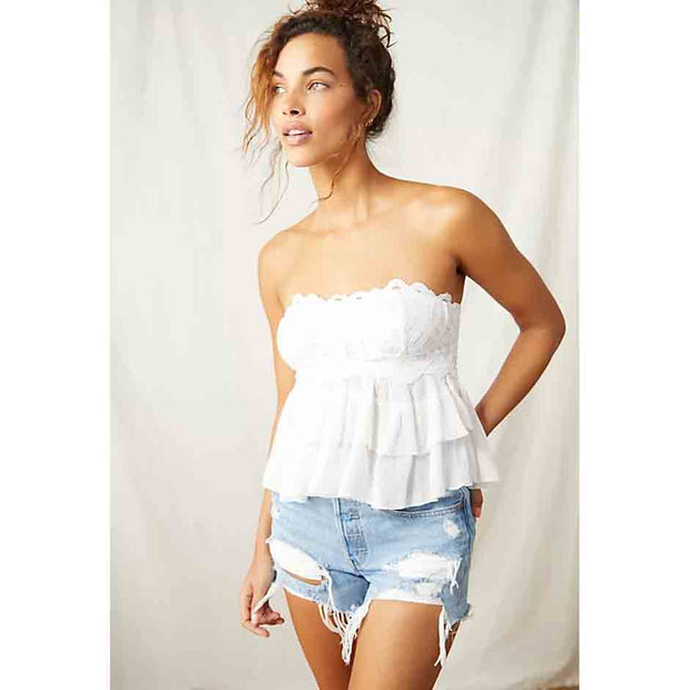 Intimately Free People Adella 紧身胸衣吊带抹胸衬衫上衣