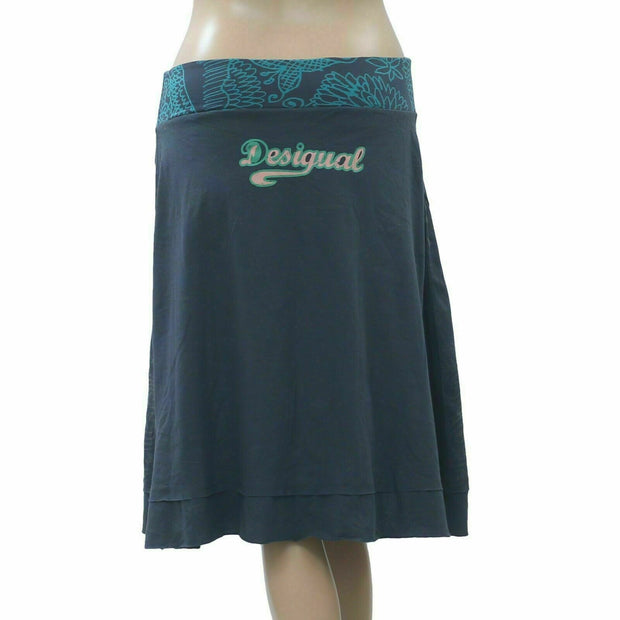 Desigual Rubber Printed Midi Skirt