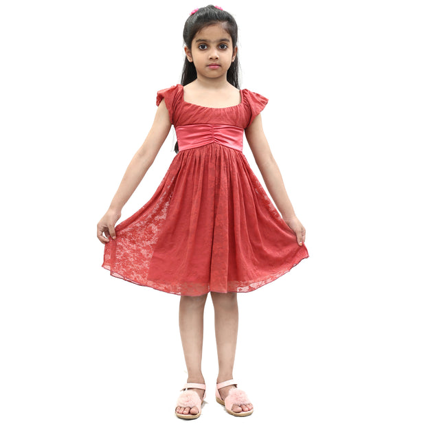 Little Spirit Kids Girls Mesh Frock Dress 3-4 Years
