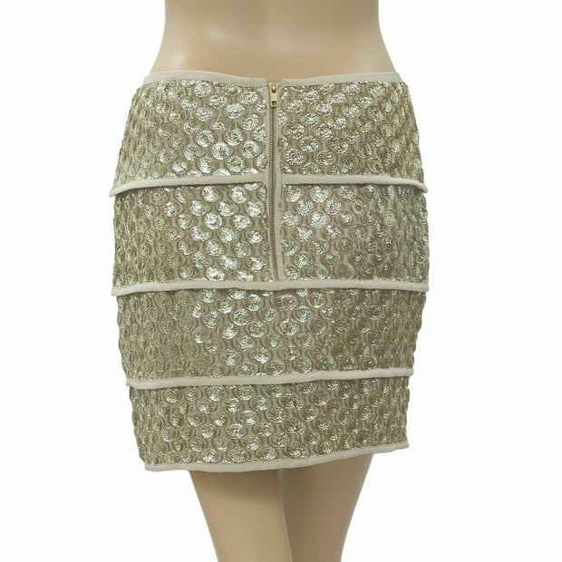Hoss Intropia Glam Rock Pencil Mini Skirt S-4