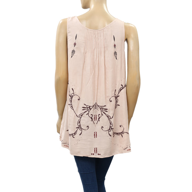 Odd Molly Anthropologie Dolomite Studded Tunic Top S 1