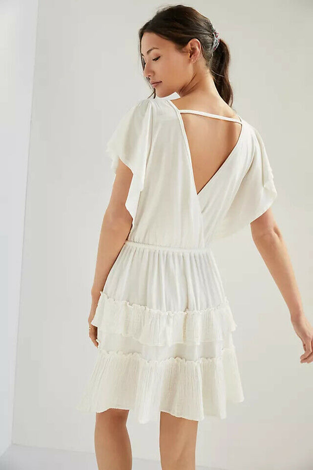 Daily Practice by Anthropologie Tiered Ruffle Mini Dress
