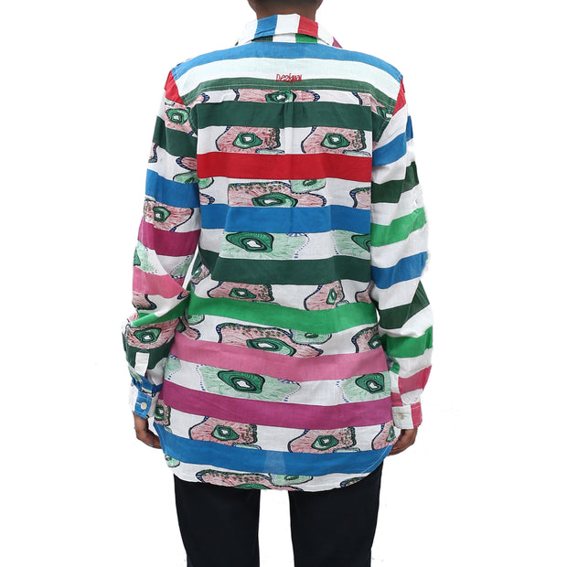 Desigual Kids Girl Floral Printed Tunic Shirt Top