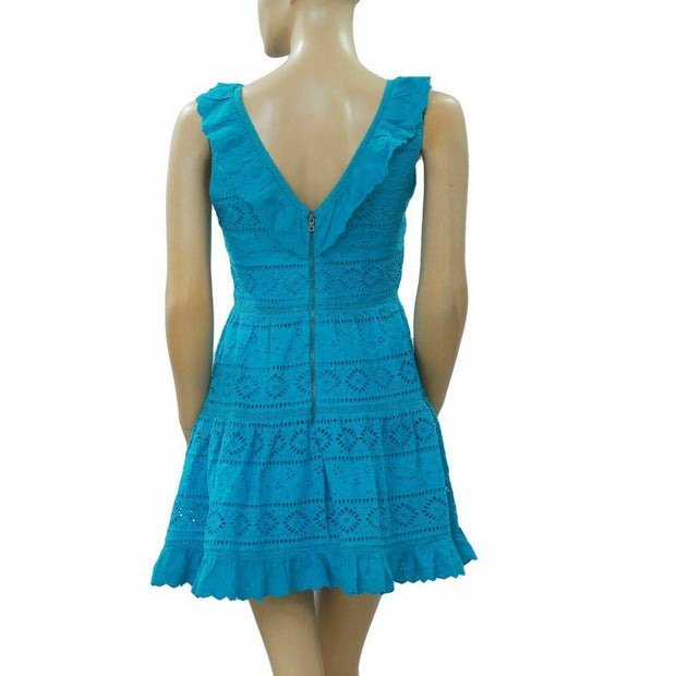 Alice + Olivia Cantara Ruffle Mini Dress XS