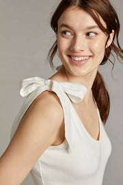 Maeve Anthropologie Bow Tie Tank Blouse Top