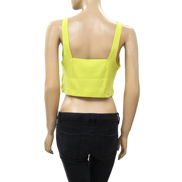 Out From Under Urban Outfitters Ryan Ribbed Cropped Tank Top