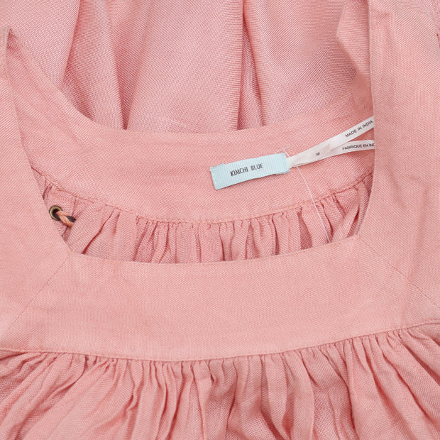 Kimchi Blue Urban Outfitters Mayla 桃色短款衬衫上衣 M