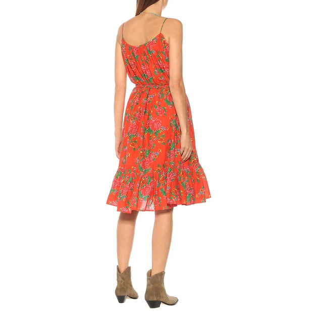 Rhode Resort Lea Floral Cotton Midi Dress