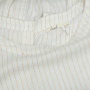 Floreat Anthropologie Shimmer Striped Blouse Top S