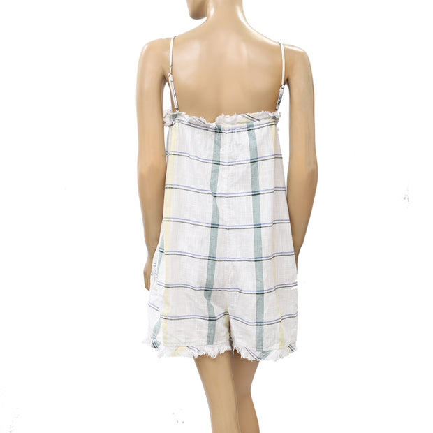 Urban Outfitters UO Lacey Shapeless Striped Playsuit Romper L