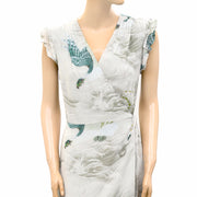 All Saints Dela Ngaru Midi Dress S 4