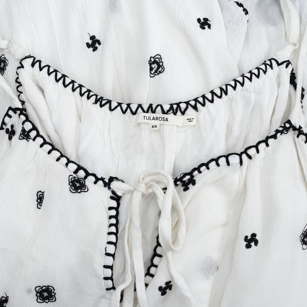 Tularosa Floral Embroidered Mini Dress XS