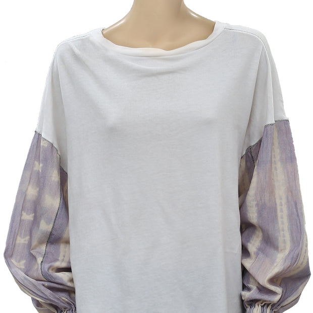 Urban Outfitters Jadey Balloon Sleeve Pullover Top