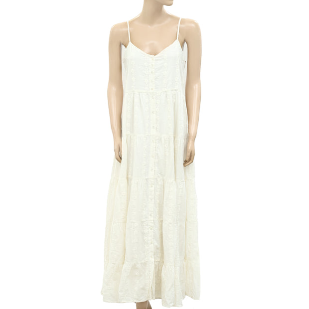 Sezane Robe Ama Slip Maxi Dress