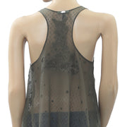 High Use Embroidered Tunic Tank Top S