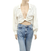 Free People Endless Summer Twist Cropped Top S