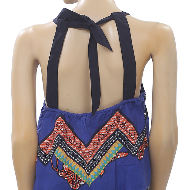 Free People Cool Cabana Printed Blouse Top