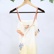 Miss Sidecar Dip Dye Embroidered Mini Dress M