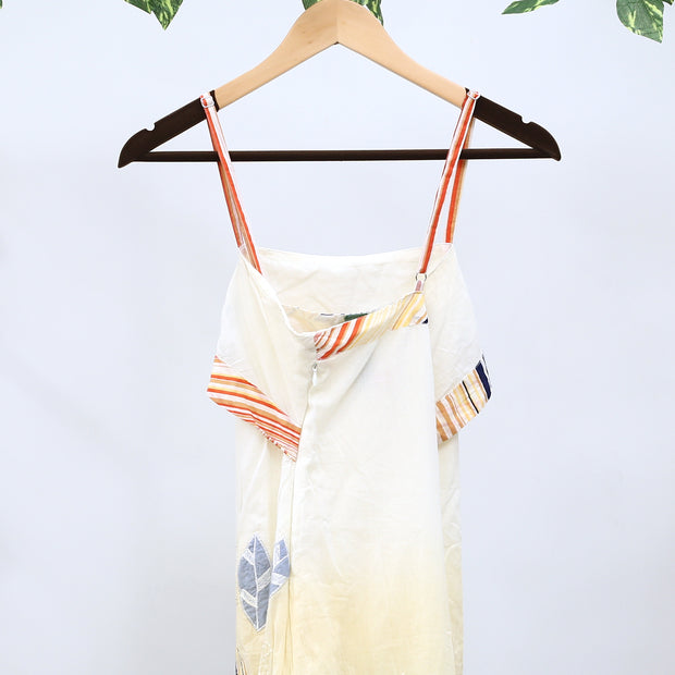 Miss Sidecar Dip Dye Embroidered Mini Dress M