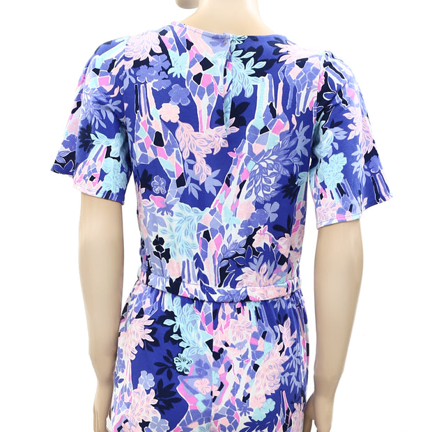 Lilly Pulitzer Girls Mini Maliah Floral Jumpsuit Dress