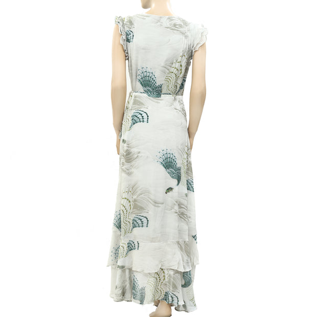 All Saints Dela Ngaru Midi Dress S 4