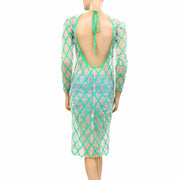 Asos Sheer Mesh Dress S