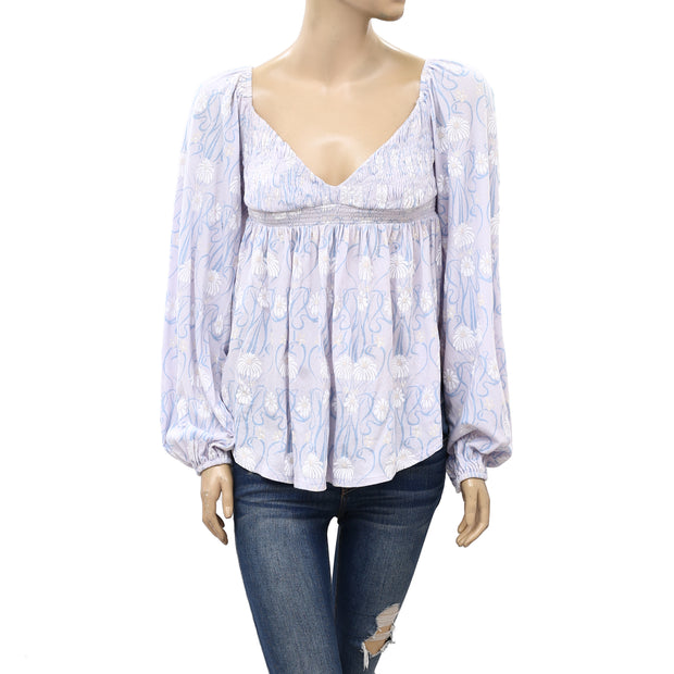 Urban Outfitters UO Esperanza Blouse Tunic Top