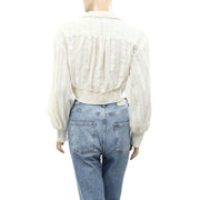 Free People Endless Summer Twist Cropped Top S