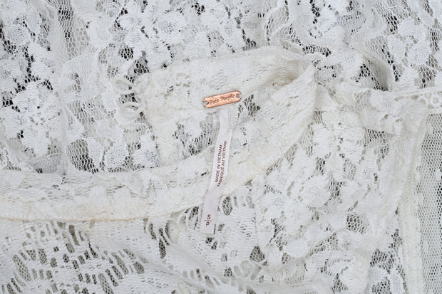 Free People Ladybird Lace High Neck Tank Top S