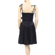 Ulla Johnson Black Belted Mini Dress XS 0