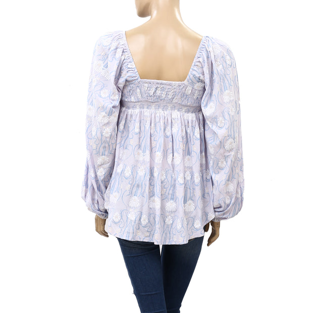 Urban Outfitters UO Esperanza Blouse Tunic Top