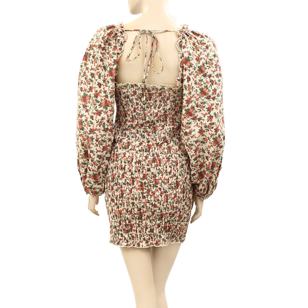 Free People Smock It To Me Mini Dress M
