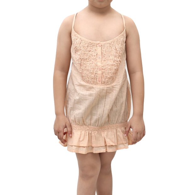 Antik Batik Kids Girls Ruched Mini Dress