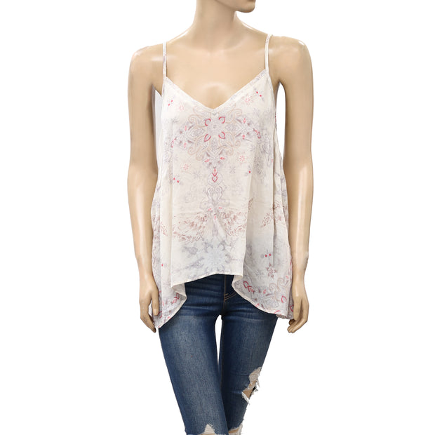 Odd Molly Anthropologie Floral Printed Blouse Cami Top S 1