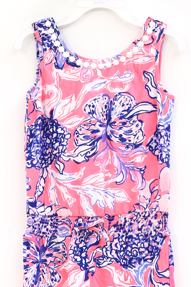 Lilly Pulitzer Girls Lace Jumpsuit Dress XS 2-3 Years