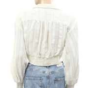 Free People Endless Summer Twist Cropped Top S