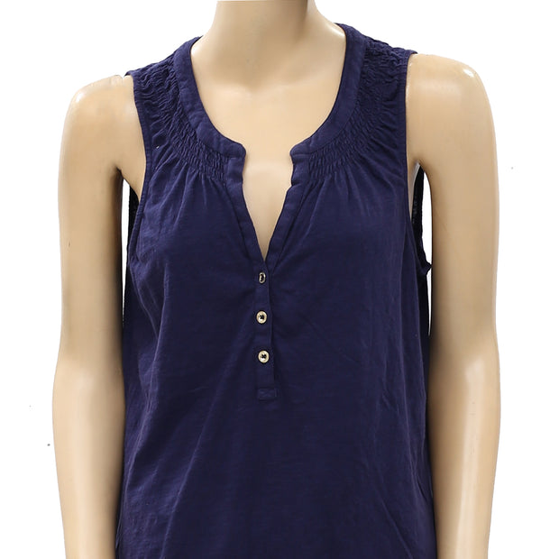 Lilly Pulitzer Solid Essie Blouse Tank Top