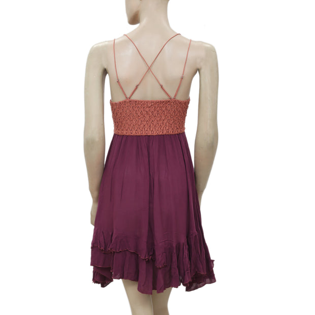Free People FP One Adella Slip Mini Dress