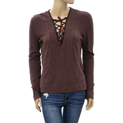 Soft Surroundings Shimmer Striped Top XS