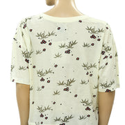 Urban Outfitters Floral Printed Blouse Crop Top M