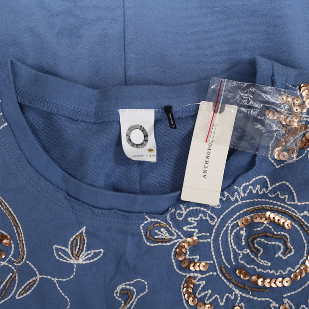 Akemi + Kin Anthropologie Hildie Teen Blouse Top S