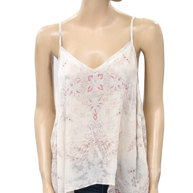 Odd Molly Anthropologie Floral Printed Blouse Cami Top S 1
