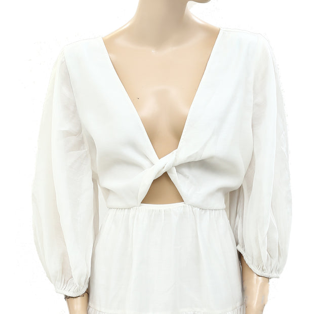 Asos Design Tiered Tunic Mini Dress 1X PS